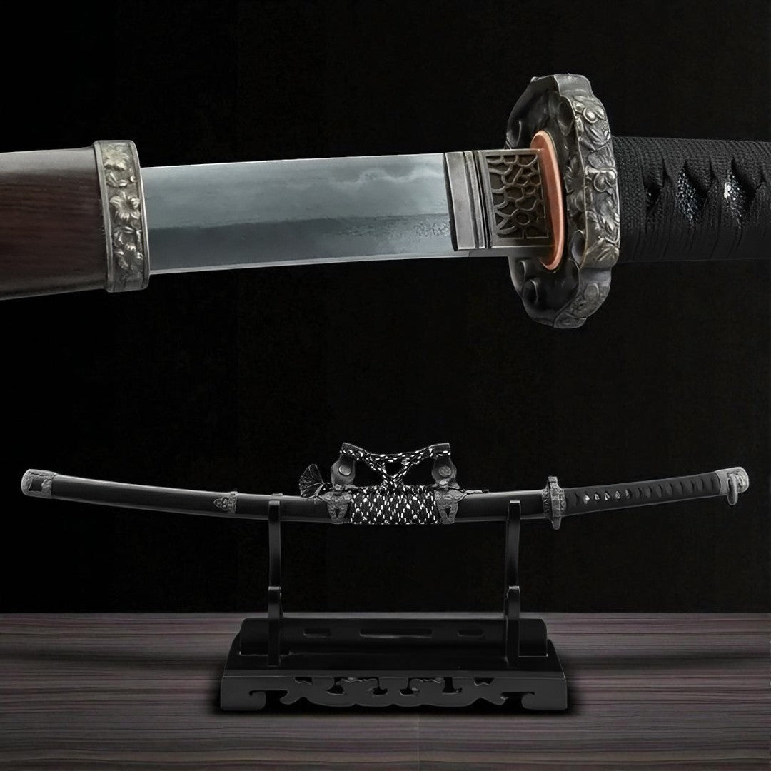 Hanachi Katana (Damascus Steel & Genuine Hamon) - 花道