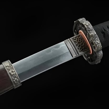 Hanachi Katana (Damascus Steel & Genuine Hamon) - 花道