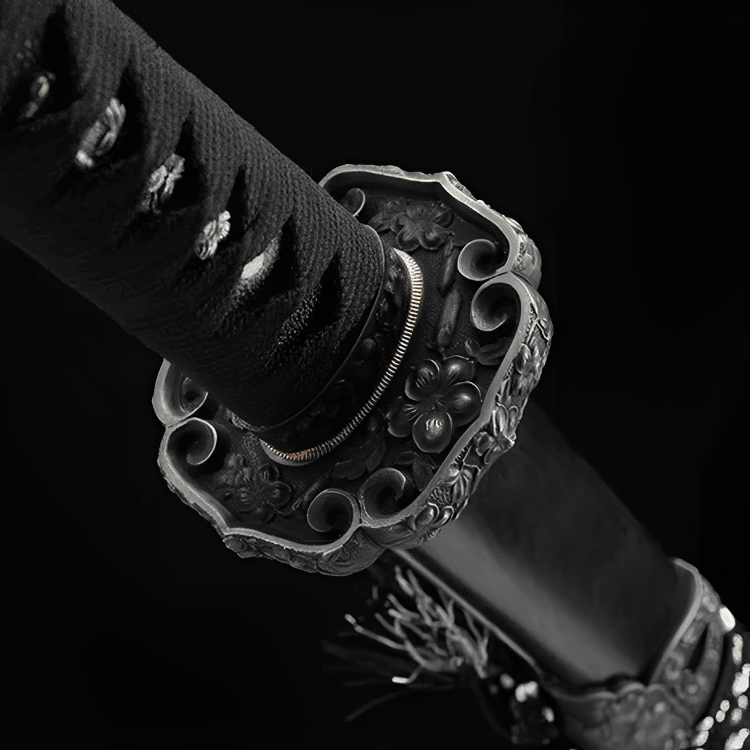 Hanachi Katana (Damascus Steel & Genuine Hamon) - 花道