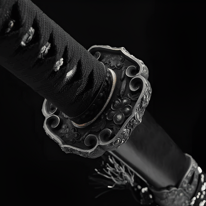 Hanachi Katana (Damascus Steel & Genuine Hamon) - 花道
