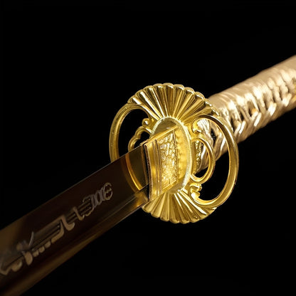 Gold Katana Sword - 皇帝刀