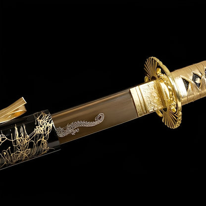 Gold Katana Sword - 皇帝刀