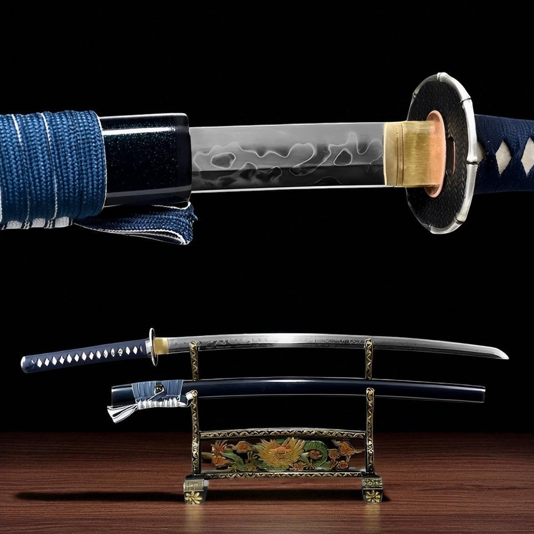 Kumo Katana (T10 Steel & Hitatsura Hamon) - 雲刀