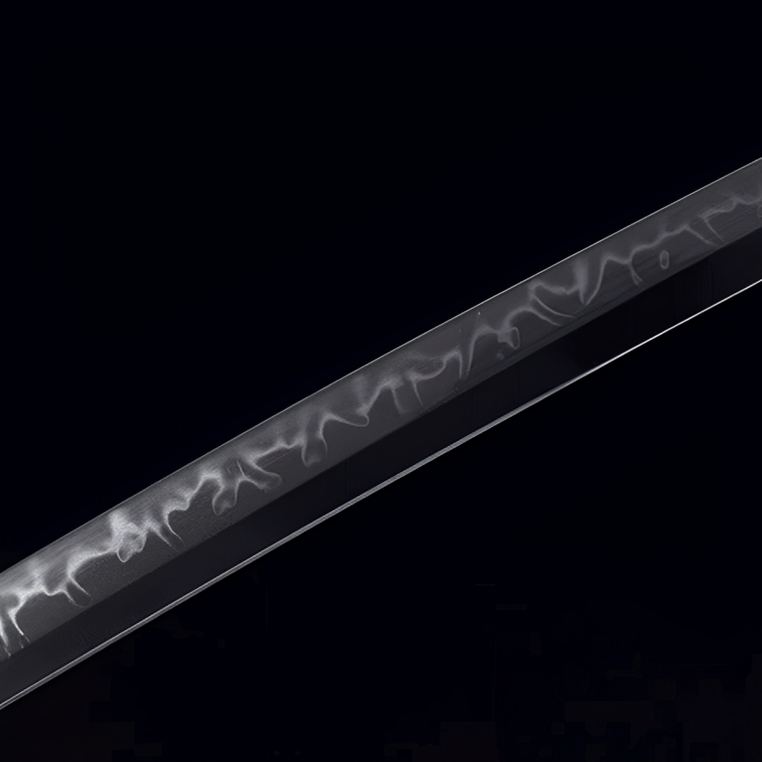 Ouryu Katana (T10 Damascus Steel & Genuine Hamon) - 王竜