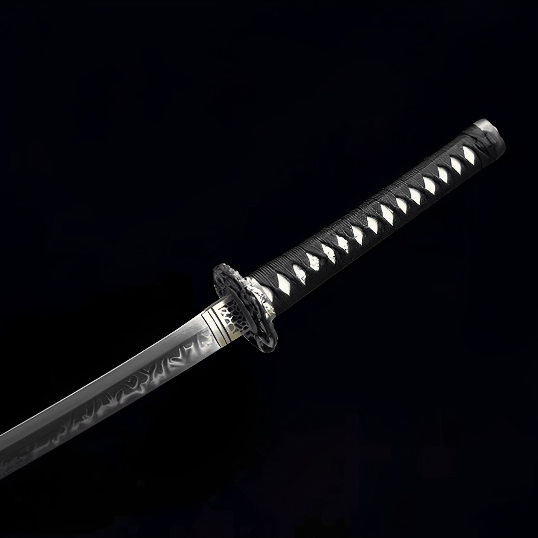 Ouryu Katana (T10 Damascus Steel & Genuine Hamon) - 王竜