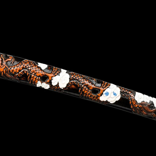 Purple Blade Katana - handle and fittings