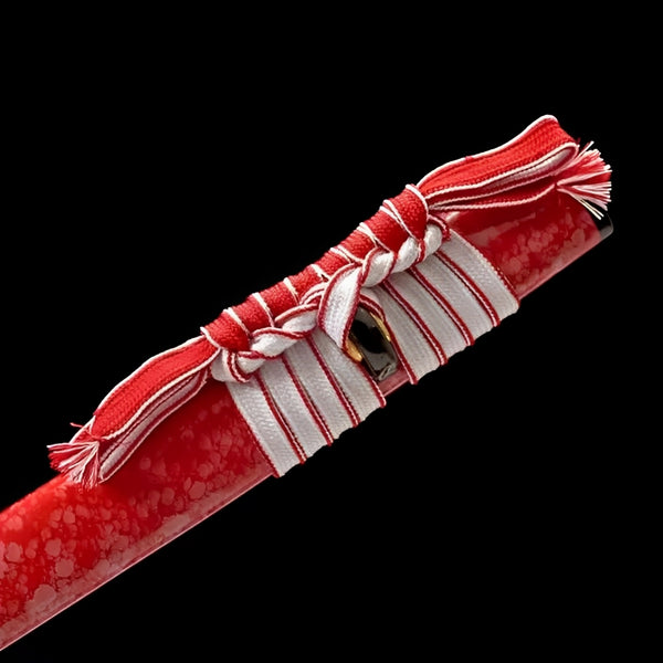 Red Blade Katana - full set on display