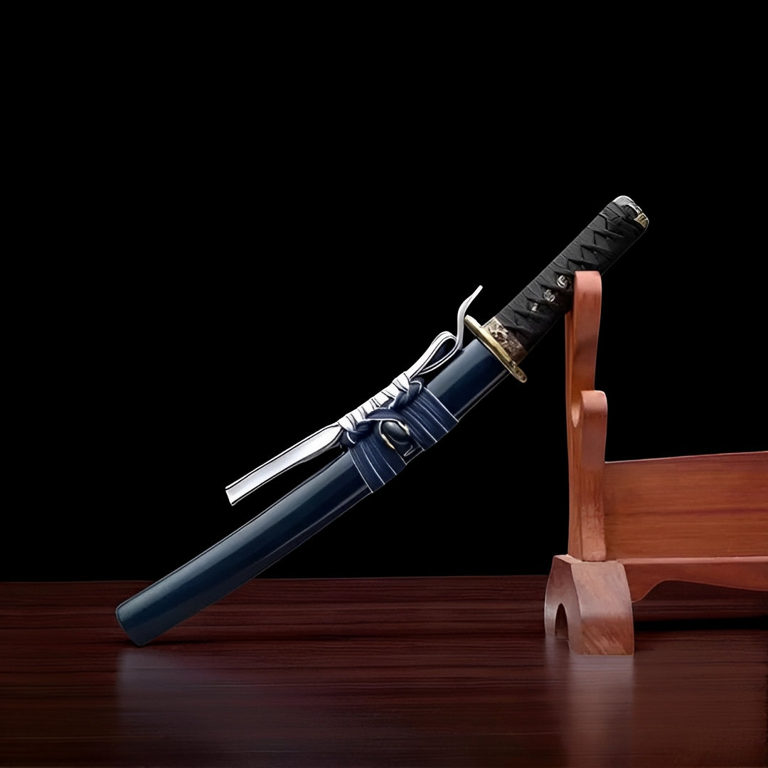 The Seiryu tanto captures the essence of blue steel refinement