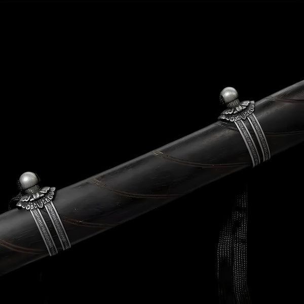 Sekiro Death Blade Katana - full set on display