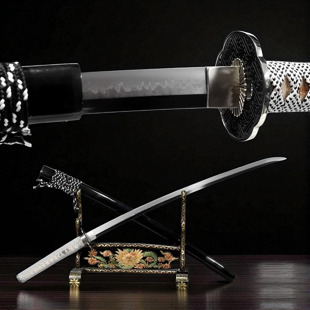 Shirokuro Katana (T10 Steel & Hamon) - 白黒