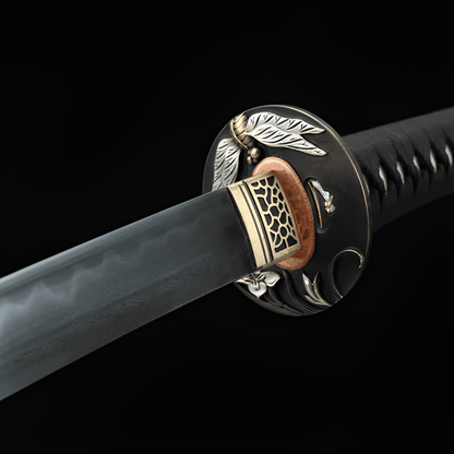 Tombo Katana (Damascus Steel & Genuine Hamon) - 蜻蛉