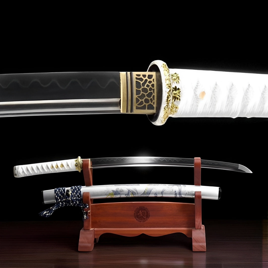 The Tsukihana Wakizashi in T10 Steel