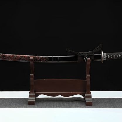 Yugure Katana (Damascus Steel) - 夕暮