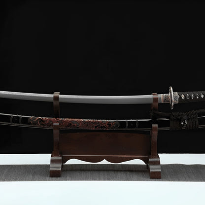 Yugure Katana (Damascus Steel) - 夕暮