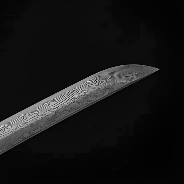 Yugure Katana (Damascus Steel) - blade detail